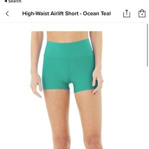 Airlift high waist ALO short - teal